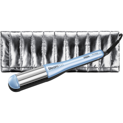 ARTICOLE HAIR-STYLING - Placa profesionala de par pentru coafare si ingrijire L’Oréal Professionnel Steampod 4.00 UTOPIA, Editie Limitata, 3 setari de caldura, oprire automata, rezervor de apa incorporat, albastru metalizat