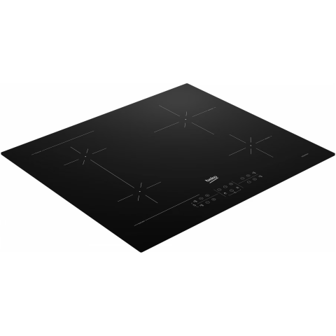 Plita incorporabila Beko HII64200SFMT, Inductie, 4 zone de gatit, Booster, Touch control, Stop & Go, OverHeat Safety System, Auto Shutdown, 60 cm, Negru [2]