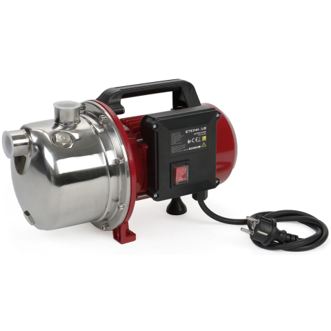 Pompa pentru apa curata Steinhaus, PRO-JP1100I, 1100W, 4600 l/h, 4.5 bar, inox, 45m inaltime maxima refulare (RESIGILAT) [1]