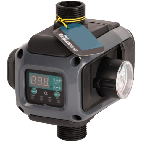FIERASTRAIE SI POLIZOARE UNGHIULARE - Prescontrol/Presostat electronic 1.1 KW Evosanitary Plus, putere 1100 W, presiune maxim 9.8 bar, diametru exterior 1 inch, presiune reglabila 1.3 - 9.8 bar, reglare presiune pornire-oprire