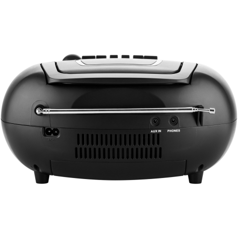 Radio cu casetofon si player CD JVC RC-E451B, 2 x 1.6 W RMS, FM, Bluetooth, USB, MP3, AUX IN, negru [6]