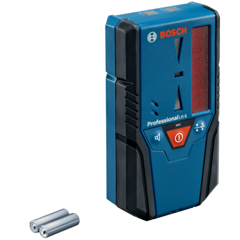 APARATE DE SPALAT CU PRESIUNE - Receptor pentru nivela laser Bosch Professional LR 6, 5-50 m raza actiune, ± 1/3 mm precizie, 2 baterii 1.5 V LR03 (AAA)