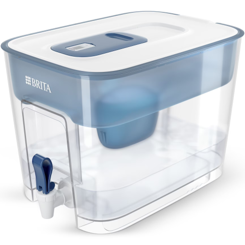 SANITARE - RESIGILATE - Recipient filtrant Brita Flow XXL Maxtra PRO, 8.2L, albastra