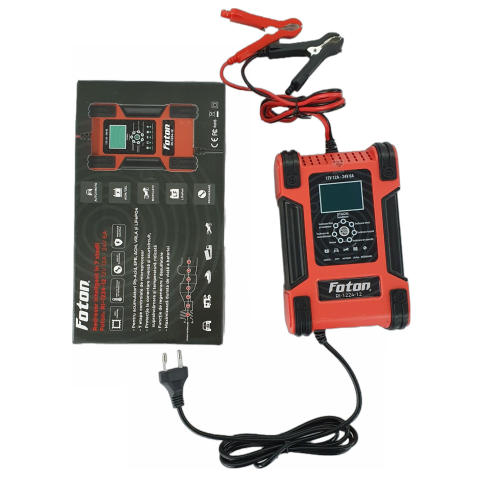 FIERASTRAIE SI POLIZOARE UNGHIULARE - Redresor rapid Foton RI-1224-12 cu functie de reparare/desulfatare, 12-24V, 12A, Pb-acid, AGM, EFB, LiFePO4