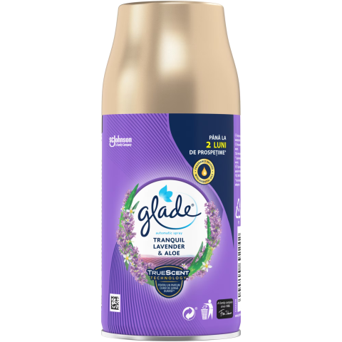 ODORIZANTI SI ULEIURI PARFUMATE - Rezerva odorizant de camera Glade Automatic Spray Tranquil Lavender & Aloe, 269 ml