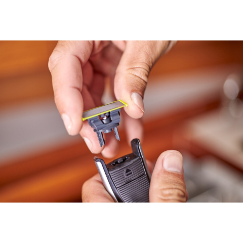 Rezerva PHILIPS OneBlade QP240/50 kit 4 lame, pentru orice model PHILIPS OneBlade si OneBladePro, Verde [3]