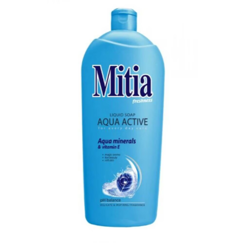 Ingrijire Par si Corp - Rezerva Sapun Lichid MITIA Aqua Active, 1L, Parfum Marin