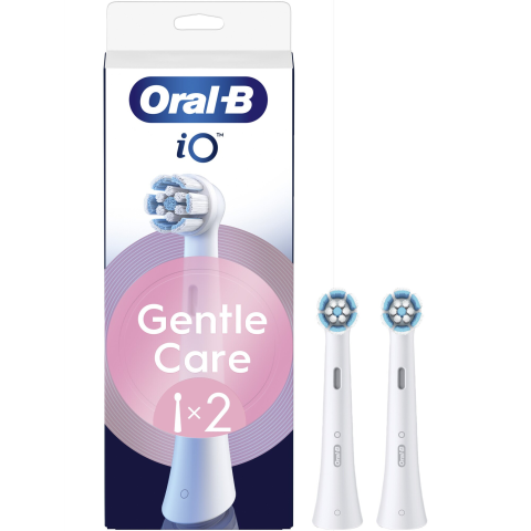 IGIENA ORALA - Rezerve periuta de dinti electrica Oral-B iO Gentle Care, compatibile doar cu seria iO, 2 buc