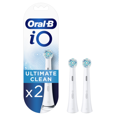 IGIENA ORALA - Rezerve periuta de dinti electrica Oral-B iO Ultimate Clean, compatibile doar cu seria iO, Alb, 2