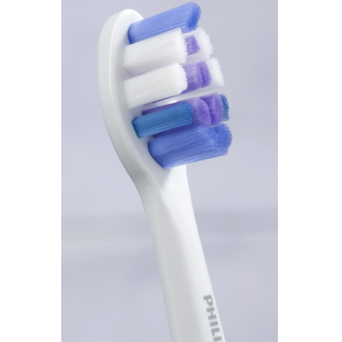 Rezerve Philips Sonicare Sensitive HX6058/87, pachet de 8 capete de periere, Standard, click-on, sincronizarea modurilor BrushSync, Alb [3]