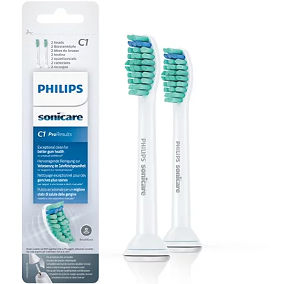 IGIENA ORALA - Rezerve standard de periuta de dinti electrica Philips Sonicare ProResults HX6012/07, 2 buc
