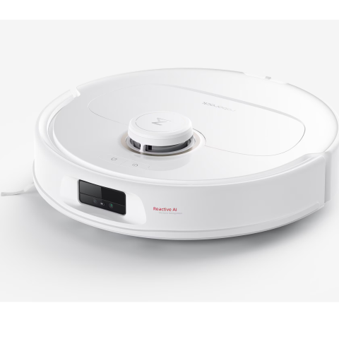 Robot de aspirare Roborock Qrevo MaxV QRMV02-00, 7000 Pa, aspirator&mop&statie inteligenta de golire automata, 200 rpm, tehnologie evitare obstacole, alb [1]