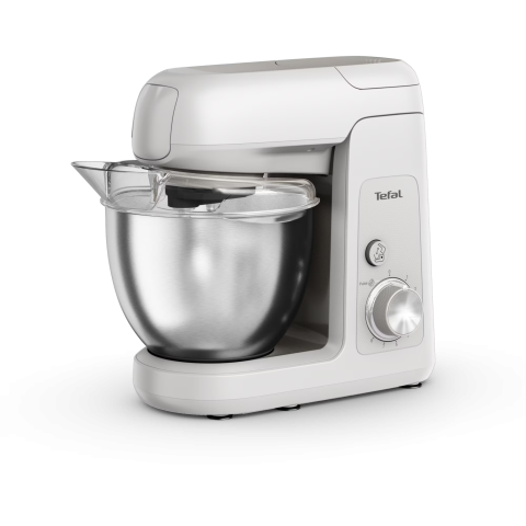 Robot de bucatarie Tefal Bake Partner QB525B38, 1100W, capacitate vas 4.6L, 8 trepte de viteza, functie Pulse, capacitate blender 1.5L, rasnita, tocator de carne, tel, accesoriu incorporare, carlig al [4]