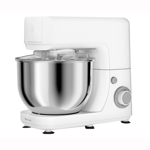 Robot de bucatarie Tefal MasterChef Essential QB150138, 800W, capacitate bol inox 4.8L, 6 trepte de viteza, functie pulse, alb [1]