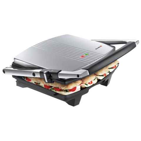 Sandwich-maker Breville Panini Large VST026X-01, 2000 W, negru/ inox [2]