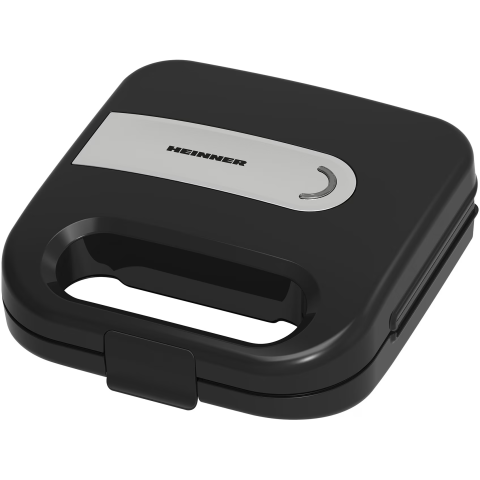 ELECTROCASNICE - RESIGILATE - Sandwich maker HEINNER ELITESNACK SM-K750FSBK, 750w, capacitate: 2 sandwich-uri, placi antiadezive fixe tip sandwich, negru
