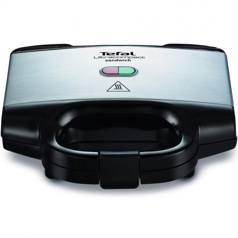 Sandwich-maker Tefal SM157236, 700W, maner izolat, sistem de blocare, invelis antiaderent, Negru [1]