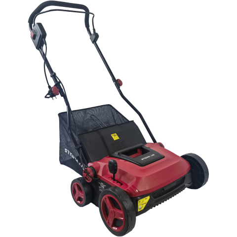 Scarificator/aerator electric Steinhaus PRO-SCA1800, putere 1800 W, 37 cm latime lucru, 45 L sac colector, 5 trepte de inaltime, include rola scarificare si rola aerare [2]