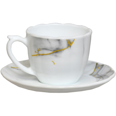 ESPRESSOARE SI CAFETIERE - RESIGILATE - Set 12 piese pentru cafea Dinova Decor Gray, opal