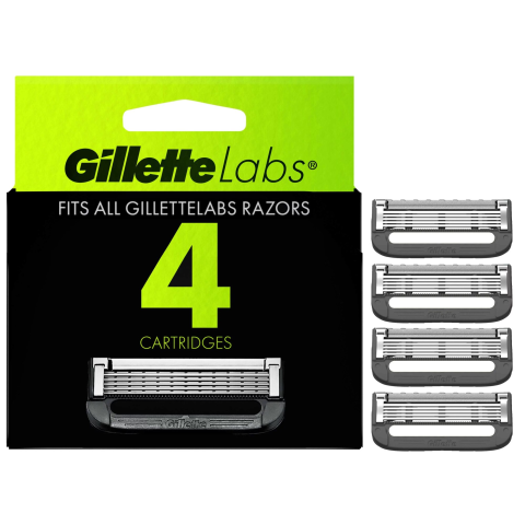 APARATE DE TUNS SI RAS - Set 4 rezerve pentru aparat de ras Gillette Labs