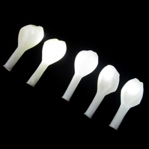Set 5 baloane LED alb, 30cm, pentru petreceri [1]