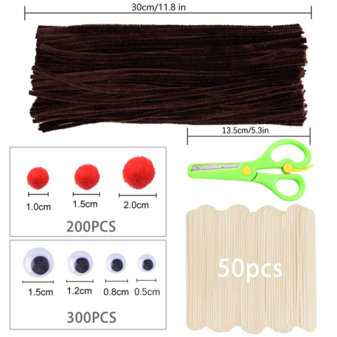 Set de Creatie pentru Copii, 751 piese, Kit Artizanat Ideal pentru Copii cu Varsta 5+ [3]