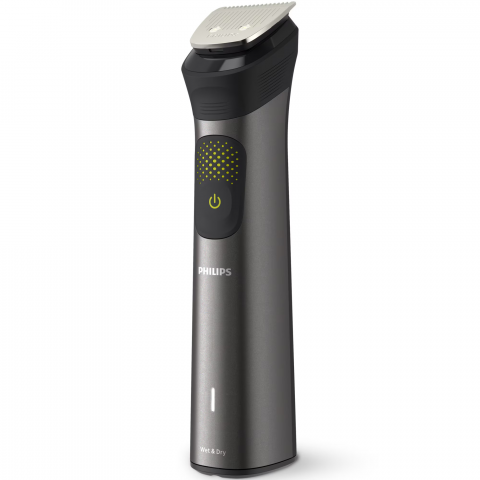 Set OneBlade & Aparat de tuns barba si parul 13 in 1 PHILIPS Multigroom All in One MG9530/15, tehnologie BeardSense si OneBlade, lame din otel cu auto-ascutire, 27 setari de lungime, rezistent la apa, [2]