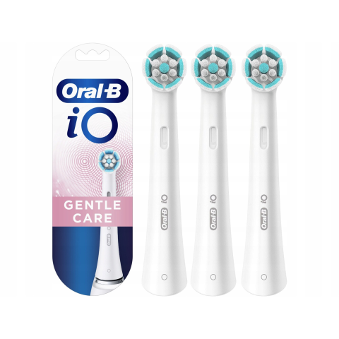 IGIENA ORALA - Set Rezerve periuta de dinti electrica Oral-B iO Gentle Care, Alb, 3 buc