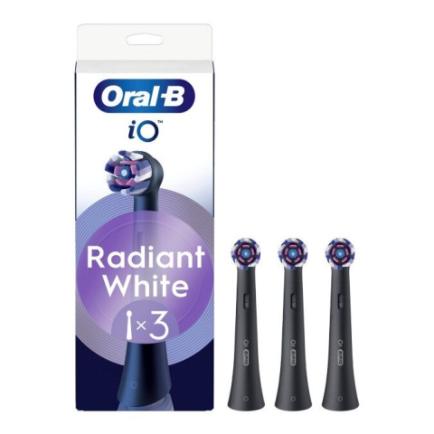 IGIENA ORALA - Set Rezerve periuta de dinti electrica Oral-B iO Radiant White, Negru, 3 buc