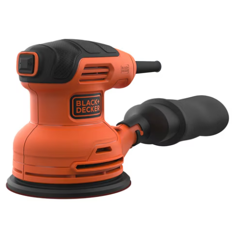 Slefuitor orbital (cu excentric) electric Black & Decker BEW210, putere 230W, diametru disc 125 mm, turatie 0 - 13000 RPM, alimentare 220V,sac de colectare a prafului cu filtru lavabil [3]