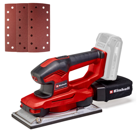 SISTEME DE VOPSIT SI SLEFUIT - Slefuitor orbital pe acumulator Einhell PXC TE-OS 18/230 Li Solo,18 V,circuit oscilant 2.5 mm, suprafata slefuire 230x115 mm,fara acumulator si incarcator in setul de livrare