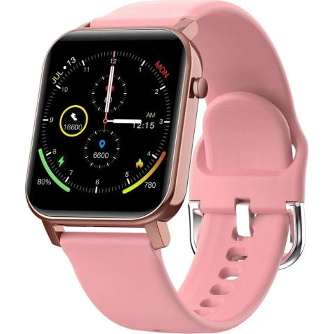 TELEFOANE SI SMARTWATCH-URI - RESIGILATE - Smartwatch BingoFit, Model G31, Ecran AMOLED 1.83 inch, pentru monitorizare Ritm cardiac, Somn, Tensiune arteriala, SpO2; tracker Fitness, 25 moduri de Sport, Gold