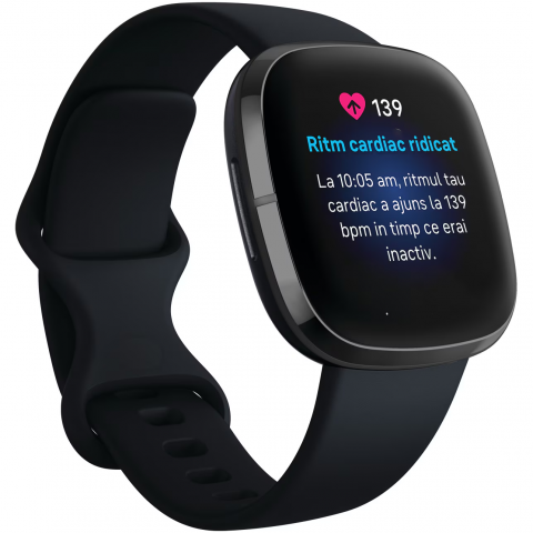Smartwatch Fitbit Sense, Carbon Graphite [2]