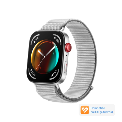 TELEFOANE SI SMARTWATCH-URI - RESIGILATE - Smartwatch Huawei Watch FIT 3 Grey Space Grey Nylon Strap