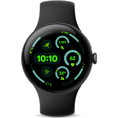 Telefoane Mobile si Smartwatch - Smartwatch Pixel Watch 3, 45mm, Obsidian (RESIGILAT)