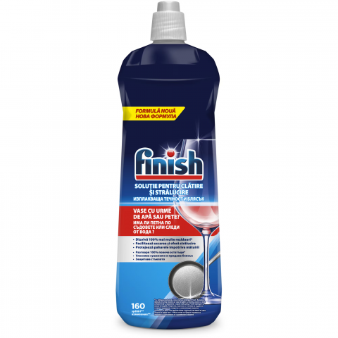 Detergent Vase - Solutie de clatire pentru masina de spalat vase Finish, 800 ml