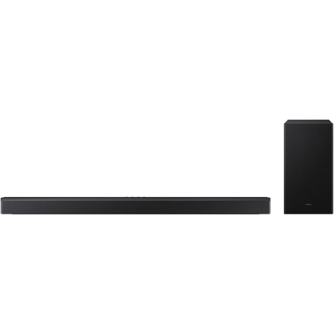 SISTEME AUDIO SI CASTI - Soundbar Samsung HW-B750F, 5.1, 400W, Bluetooth, Wi-Fi, Subwoofer wireless, Dolby Audio, HDMI eARC, Negru