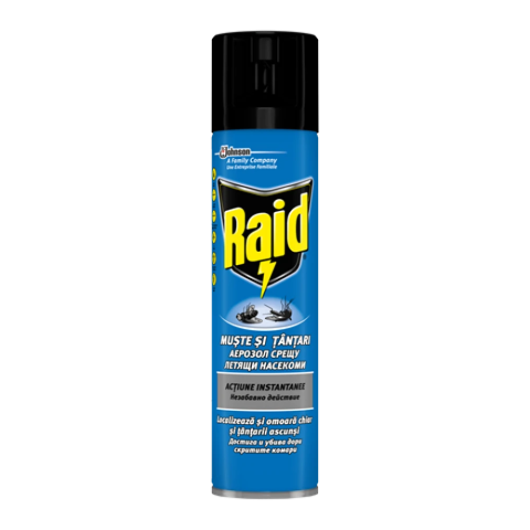 Insecticide si repelenti - Spray pentru muste sau tantari Raid, 400 ml