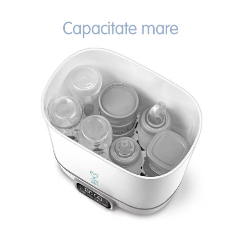 Sterilizator electric cu abur pentru 8 biberoane 4 in 1, cu uscator Easycare Baby TB1713E [2]