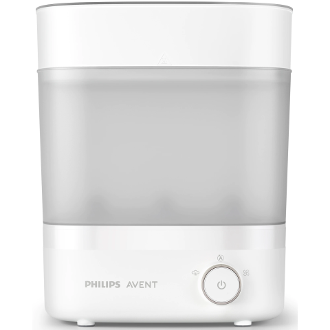 SCUTECE SI ARTICOLE BEBELUSI - Sterilizator electric si uscator de biberoane Philips Avent Premium SCF293/00, sterilizare si uscare in 40 de min, tava de scurgere, design compact, 220V