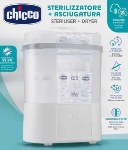 Sterilizator electric si uscator pentru biberoane si accesorii Chicco [2]