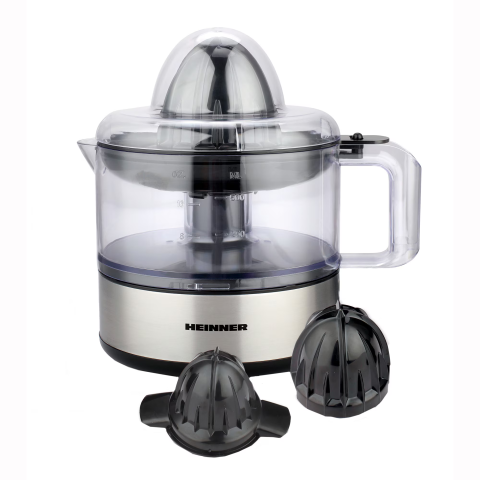 ELECTROCASNICE - RESIGILATE - Storcator de citrice Heinner Limme C300SS, 30W, 500ml, 2 conuri, filtru dublu, Inox