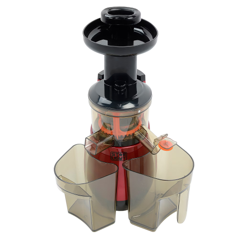 Storcator de fructe si legume cu melc Star-Light SJB-150R, 150 W, 55 RPM, Recipient suc 1.0 l, Recipient pulpa 0.8 l, Functie Reverse, Rosu [1]