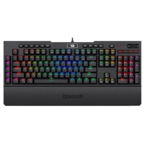 Tastatura, Redragon, Brahma K586, gaming, USB, mecanica, iluminare de fundal RGB, Negru [1]