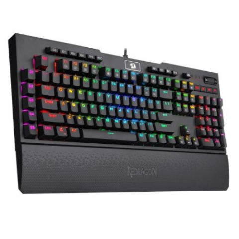 Tastatura, Redragon, Brahma K586, gaming, USB, mecanica, iluminare de fundal RGB, Negru [2]