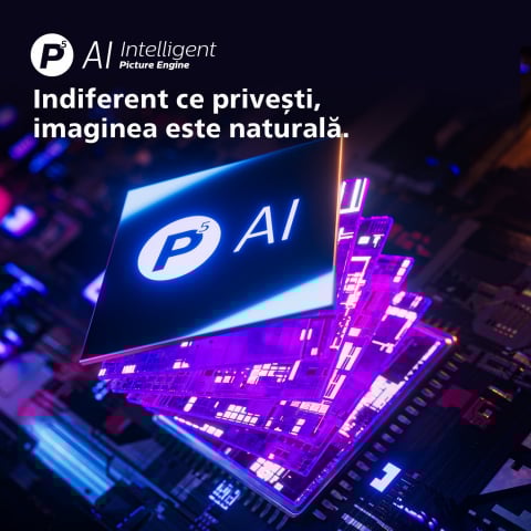 Televizor Philips AMBILIGHT tv OLED 55OLED908, 139 cm, Google TV, 4K Ultra HD, 100hz, Clasa G (RESIGILAT) [2]