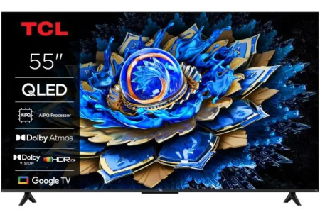Televizoare - Televizor Smart QLED TCL, 138 cm, Ultra HD 4K, Clasa F - RESIGILAT