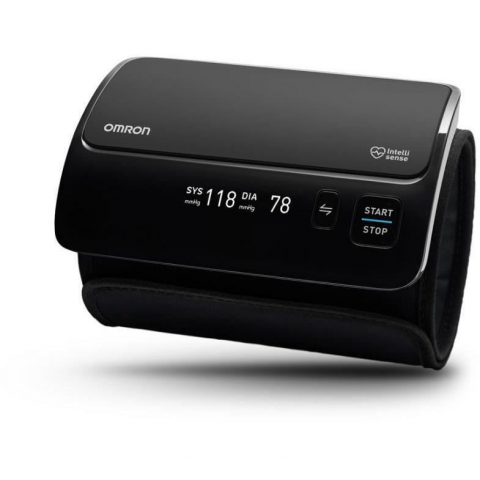 Tensiometru de brat Omron EVOLV, All -In-One, Bluetooth, Oled Display, 22-42cm, App, Negru, HEM-7600T-E [1]