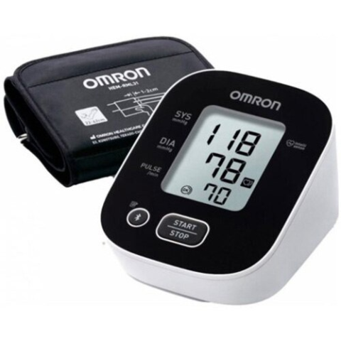 SANATATE SI WELLNESS - Tensiometru electronic de brat Omron M300 Intelli IT, Bluetooth, 0-299mmHg, 40-180 bp, Alb+Adaptor