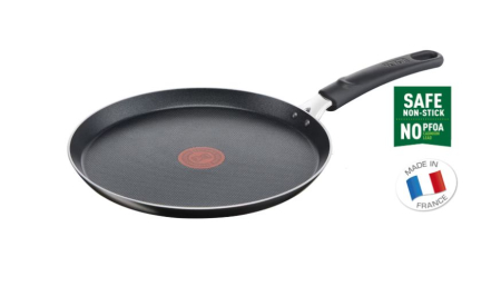 Vase pentru gatit - Tigaie de clatite Tefal Simple Cook, Thermo-Signal, invelis antiaderent din titan, 25 cm